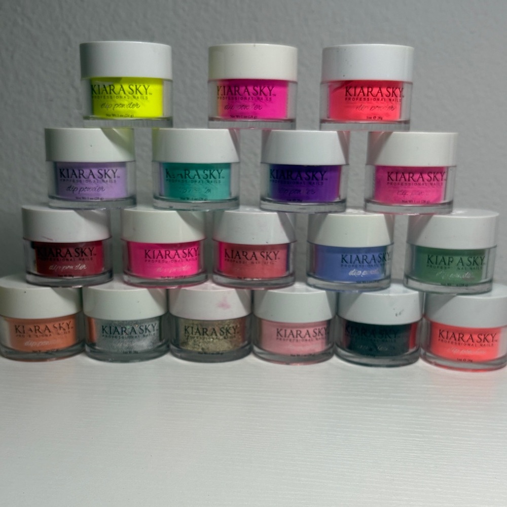 Kiara Professional Nail Dipping Powder - Assorted Pink & Neon Shades